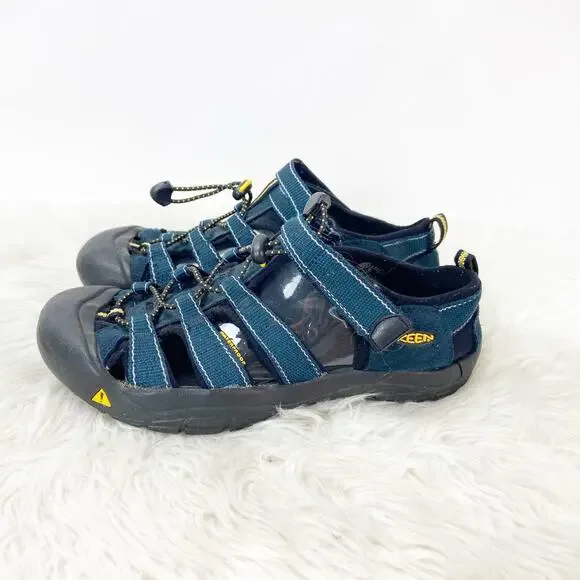 Keen 6 US Youth Blue Strap Hook and Loop Newport H2 Walking Hiking Sandals - Picture 4 of 11